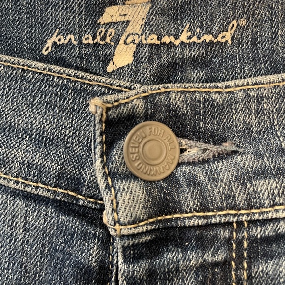 7 For All Mankind straight leg jeans SZ 28 - Picture 3 of 3